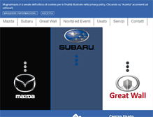 Tablet Screenshot of mugnainiauto.it